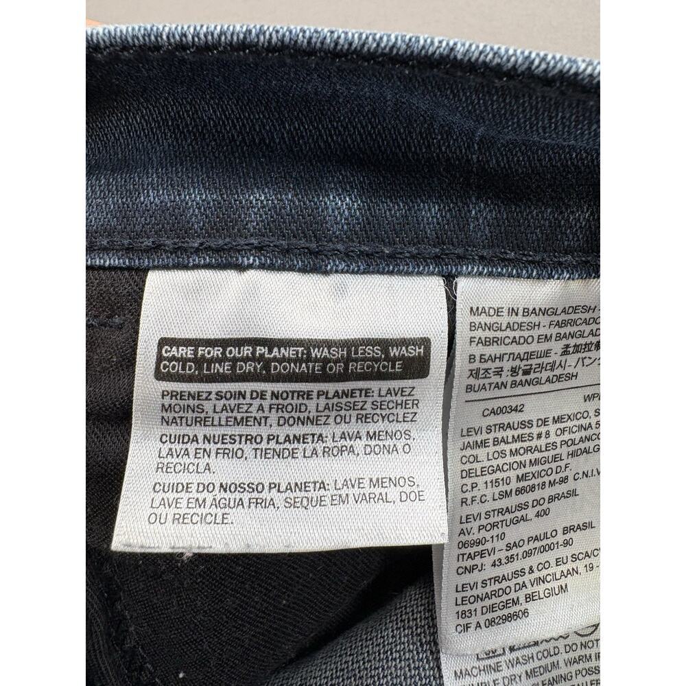 Levi's 511 Jeans Men’s 31x32 Blue Denim Modern Slim Fit Dark Wash Straight Leg - Picture 8 of 8